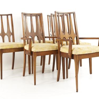 Broyhill Brasilia Mid Century Dining Chairs - Set of 6 - mcm 