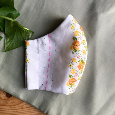 dainty floral sustainable face mask 