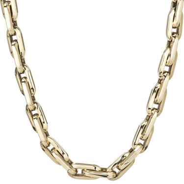 Thick Cable Chain Necklace - Yellow Gold