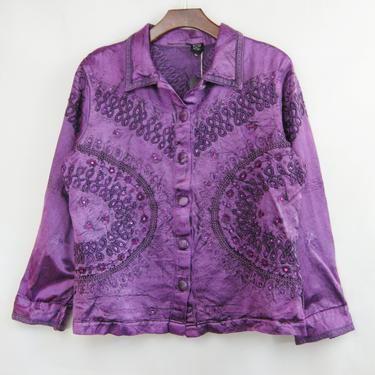 Purple Beaded w\/ Soutache Jacket