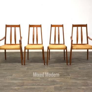 Danish Modem Teak Dining Chairs - Set of 4 