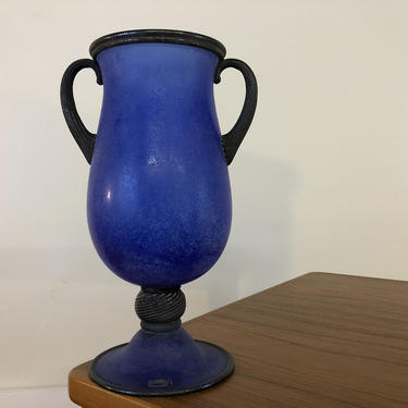 Murano Gambaro &amp; Poggi Scavo Vase with Handles 