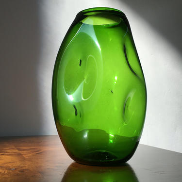 Handblown Blenko vase by Windlow Anderson 