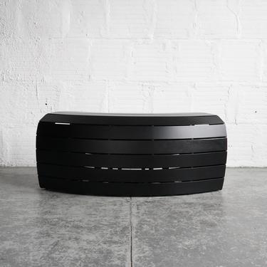 TGM Curved Slatted Bench