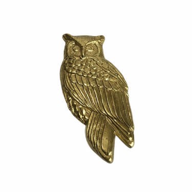 Large Brass Owl Door Knocker 