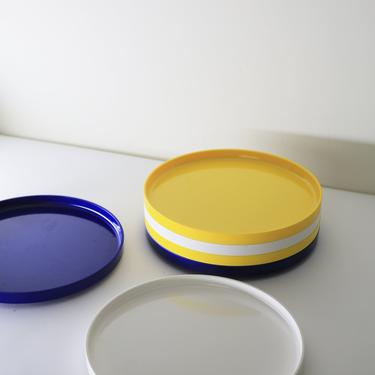 Vintage Massimo Vignelli Heller Plastic Dishes - Set of 6 