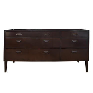 Edward Wormley Chest of Drawers with Hand-Carved Pulls 1955 (Signed)