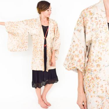 Floral Haori Jacket | Metallic Floral Kimono Jacket | Asian Jacket 