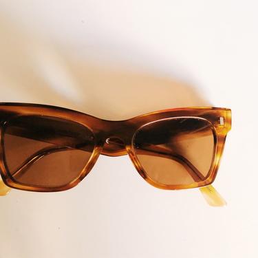 Celine Rust Square Frame Sunglasses (SS)