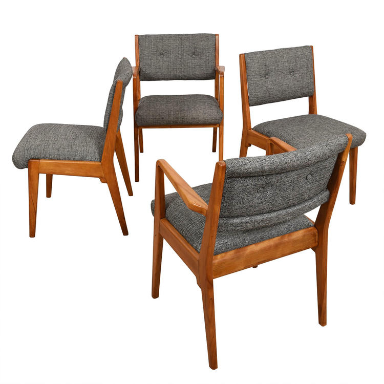 Set 4 Jens Risom Dining Chairs