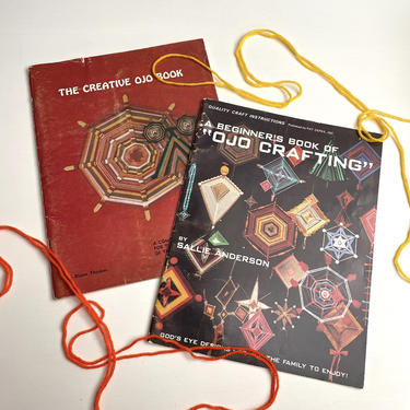 Ojo crafting booklets - Eye of God - 1970s vintage 