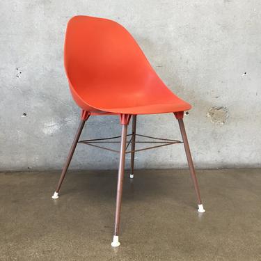 Mid Century Modern Red Shell Chair