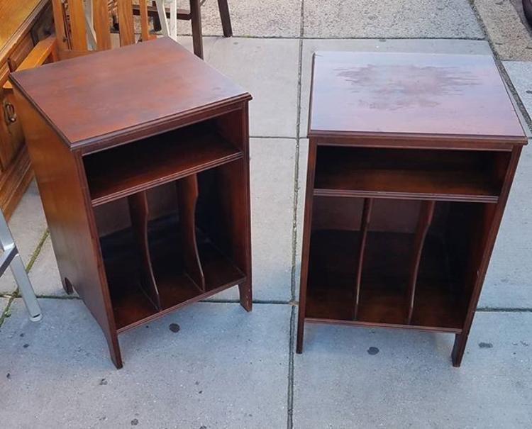SOLD. Stash your LPs here! Record Cabinets, $57 each.
