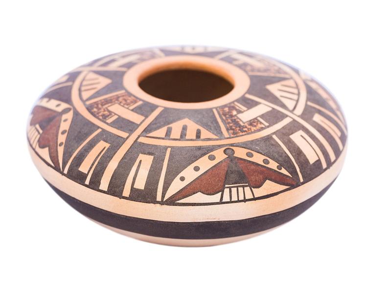 Native American Hopi pottery Seed bowl Attributed to Gloria Mahle 