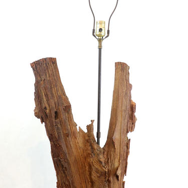 Mid-Century Driftwood Lamp