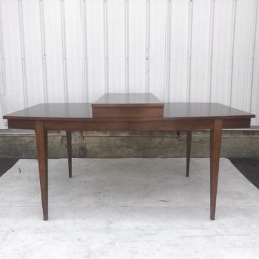Mid-Century Dining Table With Leaf 