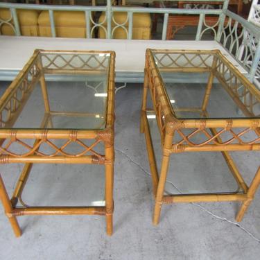 Bamboo Island Style Side Tables