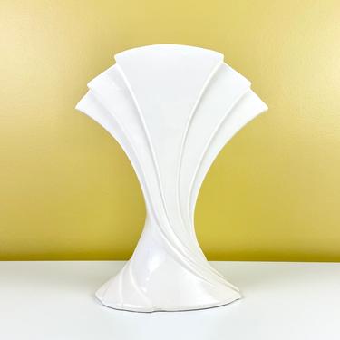 1980 Art Deco Fan Vase by Fitz & Floyd 
