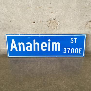 "Anaheim St." Street Sign