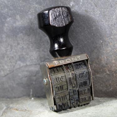 Classic 1960s Adjustable Date Stamp - Office Date Stamp - 1964-1969 Adjustable Date Stamp - Made in West Germany | FREE SHIPPING 