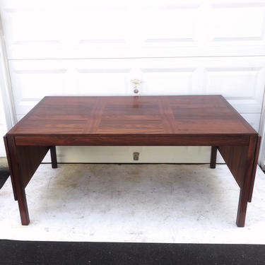 Danish Modern Rosewood Dining Table for Vejle Stole 