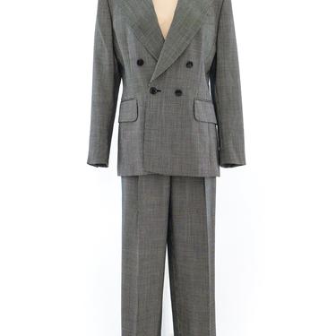 Escada Black and White Wool Suit