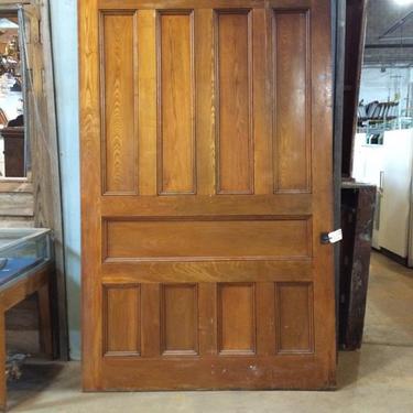 Giant  5x8 solid chestnut pocket door. It's so big we couldn't get it all in the picture! Has original hardware track and trim. Only $899 for the whole set.