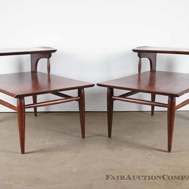 Pair of Bassett Step End Tables