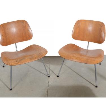 Eames LCM Lounge Chairs Molded Wood Herman Miller 