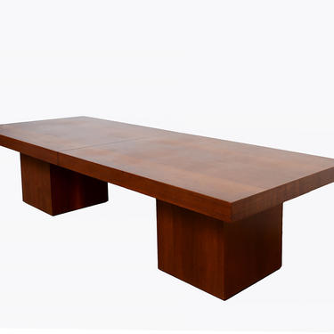 Walnut Expandable Coffee Table by John Keal for Brown Saltman Mid Century Modern 