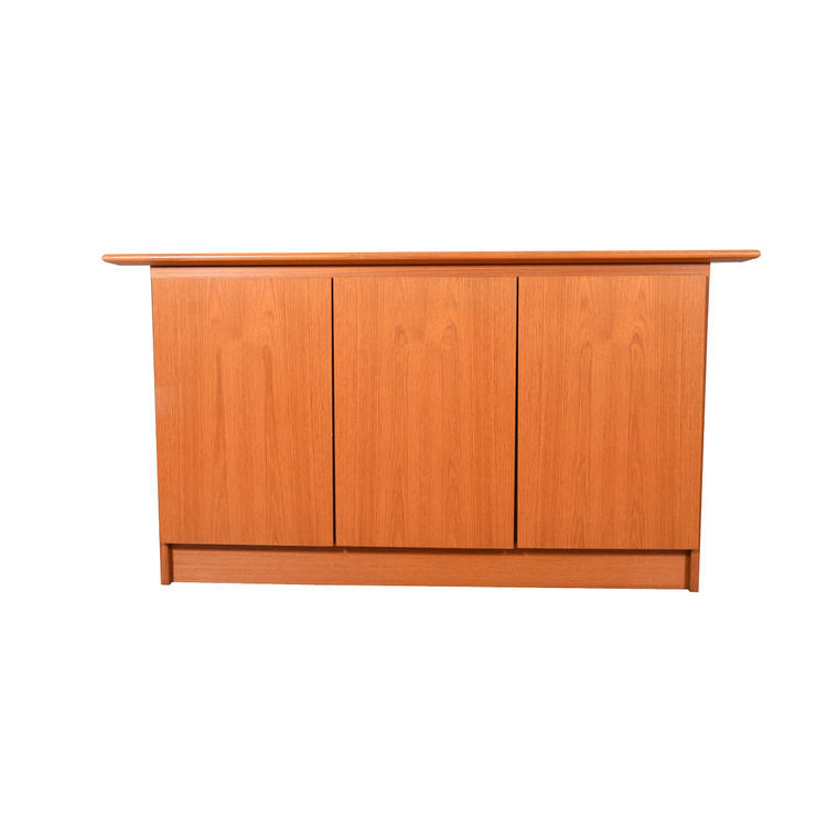 Danish Modern Teak 57&#8243; Storage Cabinet Credenza