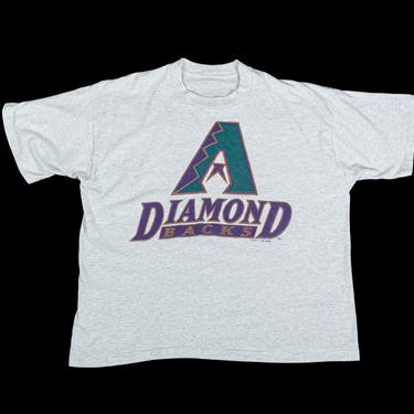 90s Arizona Diamondbacks MLB T Shirt - Men's XL Short | Vintage Unisex Heather Gray Baseball Tee 