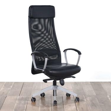 Contemporary Black Ergonomic Office Chair 6