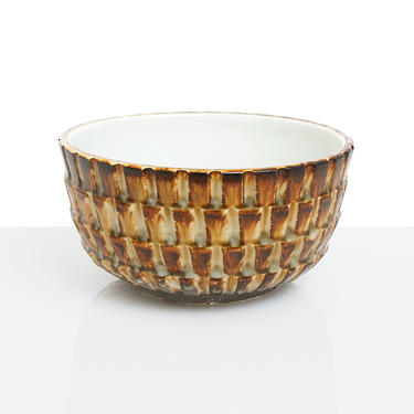 Gertrud Lonegren Swedish Art Deco ceramic bowl for Rorstrand