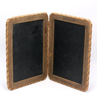 vintage germ proof double sided slate black board 