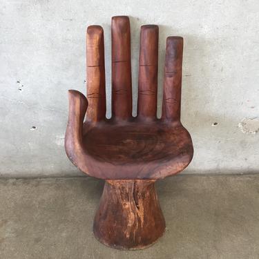 Teak Carved Hand Chair