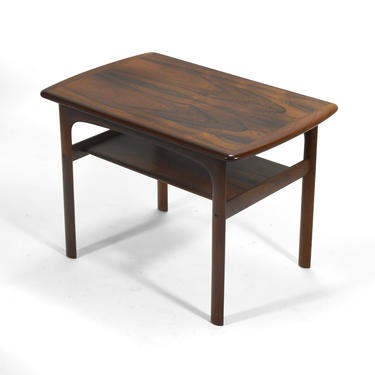 Rasmus Solberg  Two-Tiered Rosewood Side Table