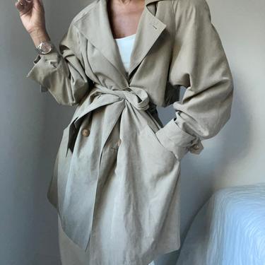 vintage essential back belted raglan sleeve feminine trench jacket 
