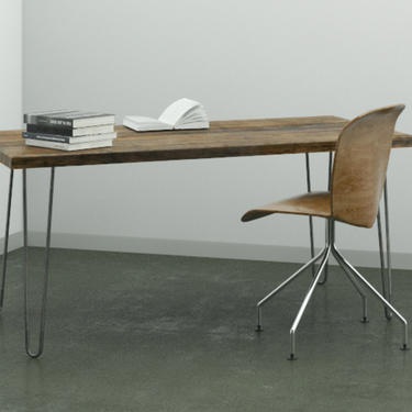 Modern Mid Century Reclaimed Desk 