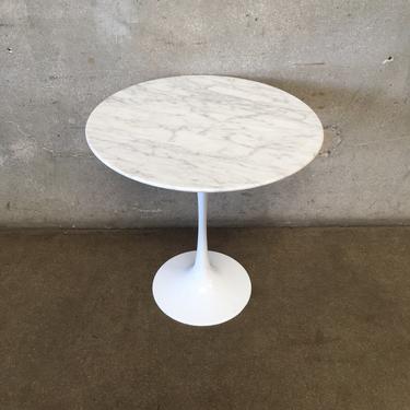 Marble Top Tulip Side Table