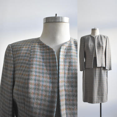 Vintage 2pc Tweed Suit Set 