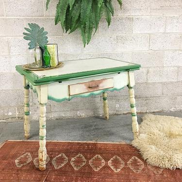 LOCAL PICKUP ONLY-----------Vintage Enamel Kitchen Table 