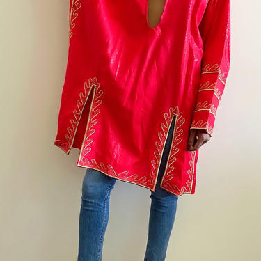 Reconstructed Red Low-Cut Tunic (Fits Most) 