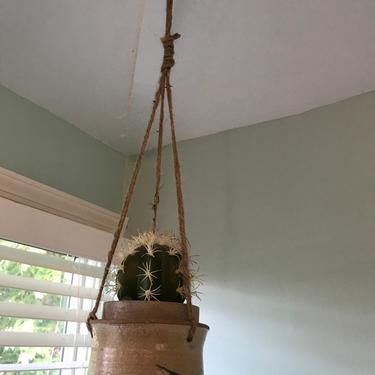 Hanging planter | small planter pot| hanging container | handmade pottery 