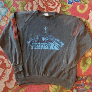 RARE scorpions ‘88 tour sweatshirt