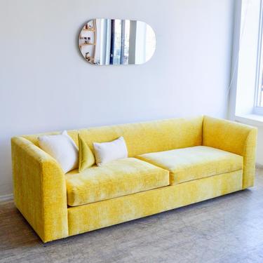 Canary Yellow Sofa
