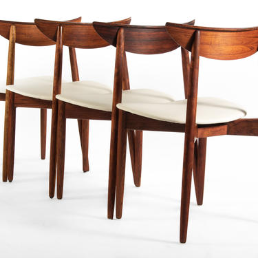Set of Four (4) Dining Chairs by Harry Ostergaard in Rosewood 