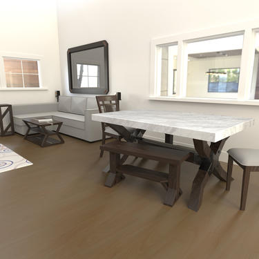 Dining Table / living room Table / Handmade / Dinner Table / steel wood table / industrial rustic / contemporary / Scandinavian / custom 