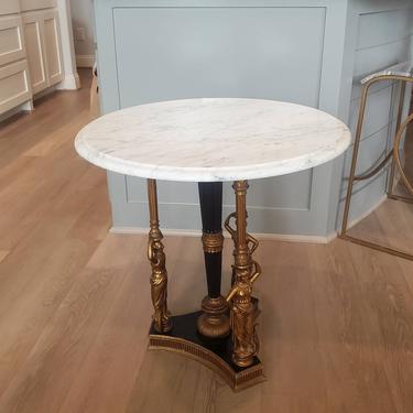 Antique French Empire Revival Guéridon Side Table 