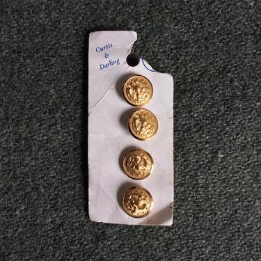 1940s Pre WWII US Navy Left Facing Eagle 5/8” Change Buttons 